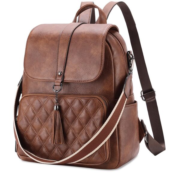 1488 Backpack Purse Fashion Anti-Theft PU Leather Backpack Shoulder Bag main image 5